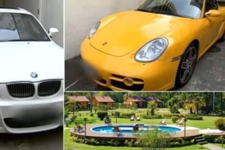 Entre os bens adquiridos com o desvio de dinheiro está uma pousada em Visconde de Mauá (RJ) e carros de luxo