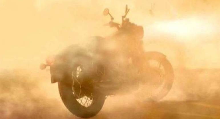 Moto contará com rodas de liga leve, pintura bicolor