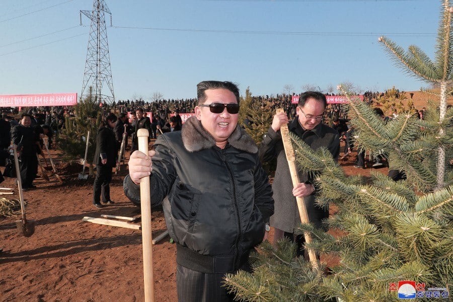 De acordo com a imprensa oficial da Coreia do Norte, "o plantio comemorativo feito por ele com muito cuidado permitiu que o patriotismo se implantasse mais profundamente na mente do povo coreano"

