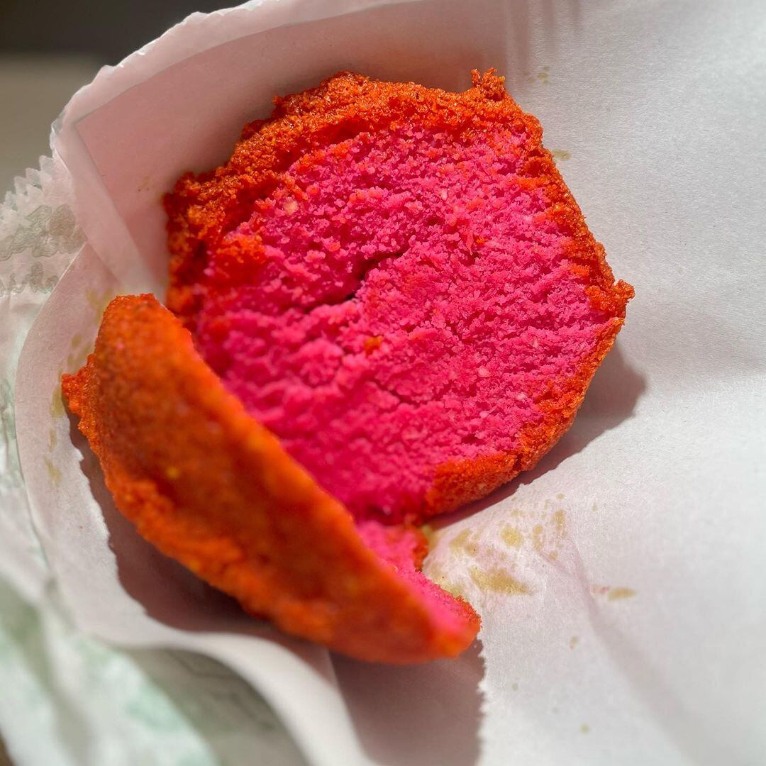 Acarajé rosa