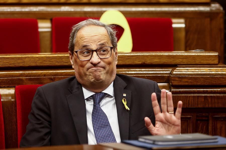 'Catalunha vive um momento grave', afirmou Torra