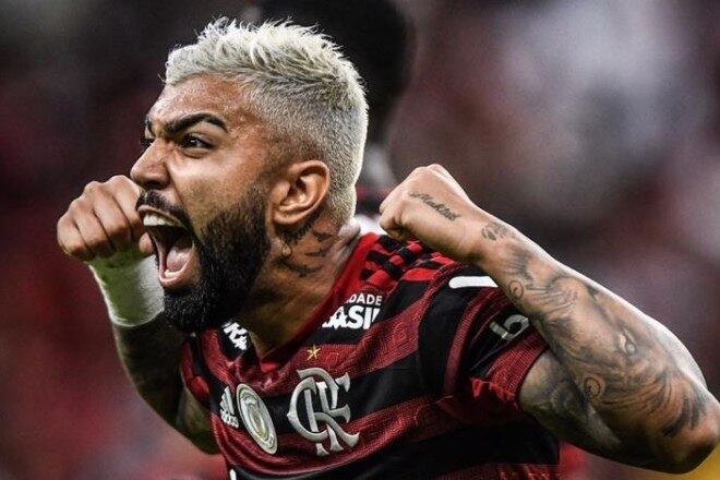 Gabigol. Mais um gol do artilheiro. A chegada à liderança do rubro-negro