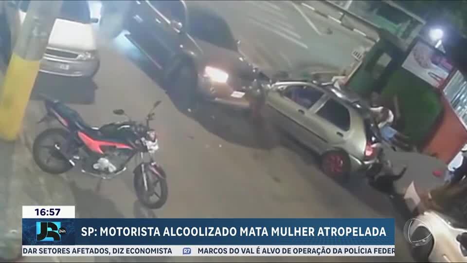 Homem embriagado atropela sete pessoas e mata uma mulher em Cotia (SP)