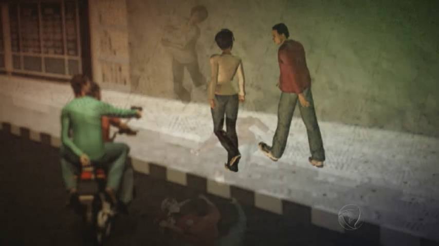 Assaltantes dispararam três vezes contra mãe e filho