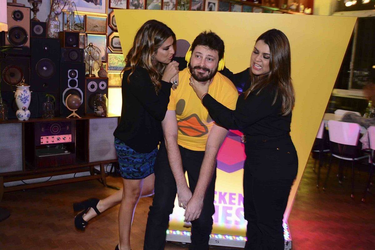 Os famosos estiveram em um evento na capital paulista