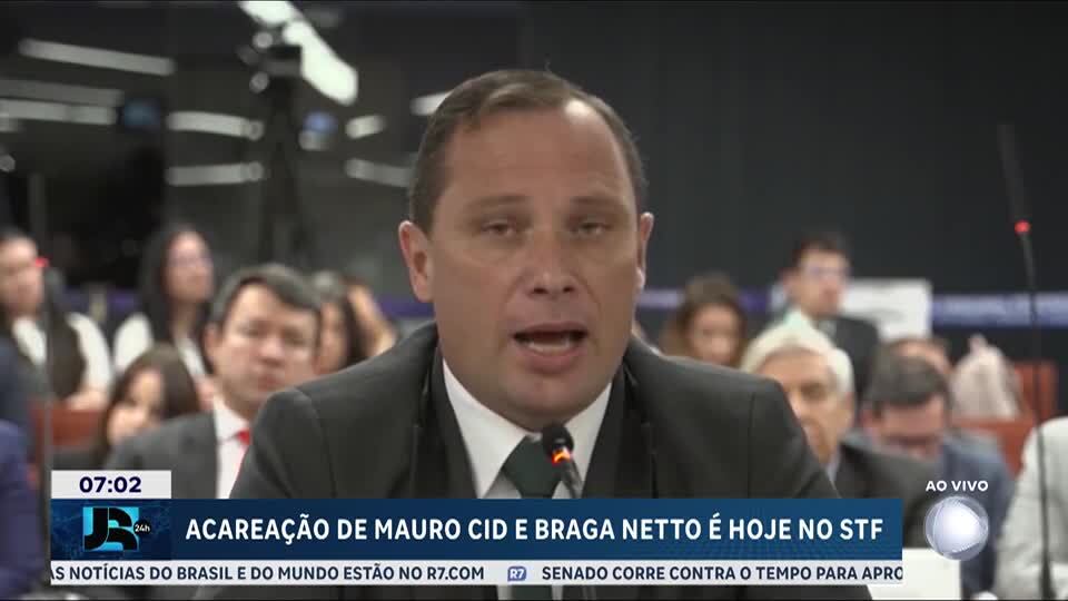 Braga Netto e Mauro Cid ficam frente a frente em acareação nesta terça (24)