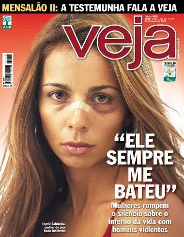 Ingrid Guimarães, para quem não lembra, foi a mulher de Kadu que o acusou de agressão pela primeira vez. Até capa da Veja ela foi