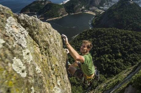 Felipe já escalou o Pão de Açúcar, no Rio de Janeiro
