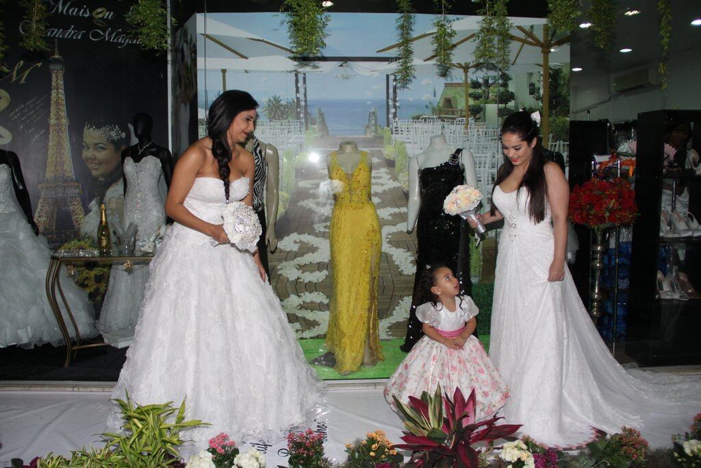 O evento também apresentou roupas de daminnhas 