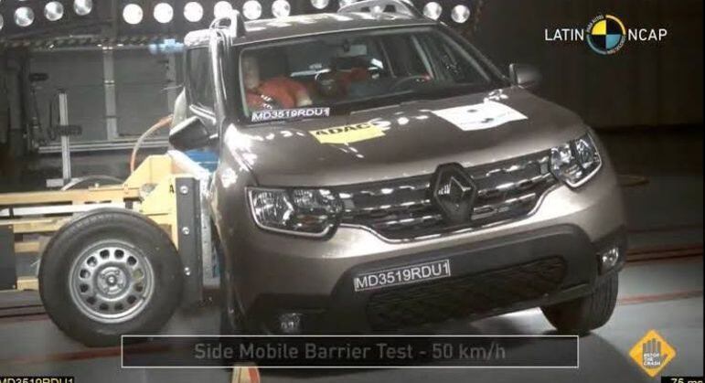 Teste mostrou problemas na estrutura da porta assim como vazamento de combustível