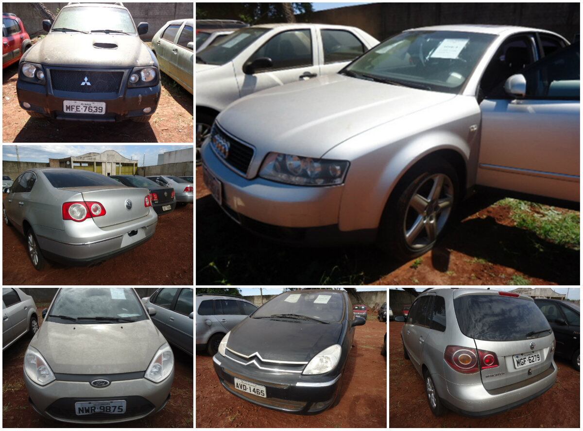 A Receita Federal, em Foz do Iguaçu (PR), fará um leilão de carros e outros veículos nesta quarta-feira (27). Até as 17h de hoje, os interessados podem fazer propostas pelos 113 carros, motos, caminhões, lanchas e até um avião apreendidos. Tanto pessoas físicas como empresas podem arrematar os veículos seminovos, que incluem "achados" como um Audi A3 por R$ 15 mil, um VW Golf por R$ 17 mil e um Mitsubishi Pajero Sport por R$ 46 mil. Veja as pechinchas nas próximas fotos
