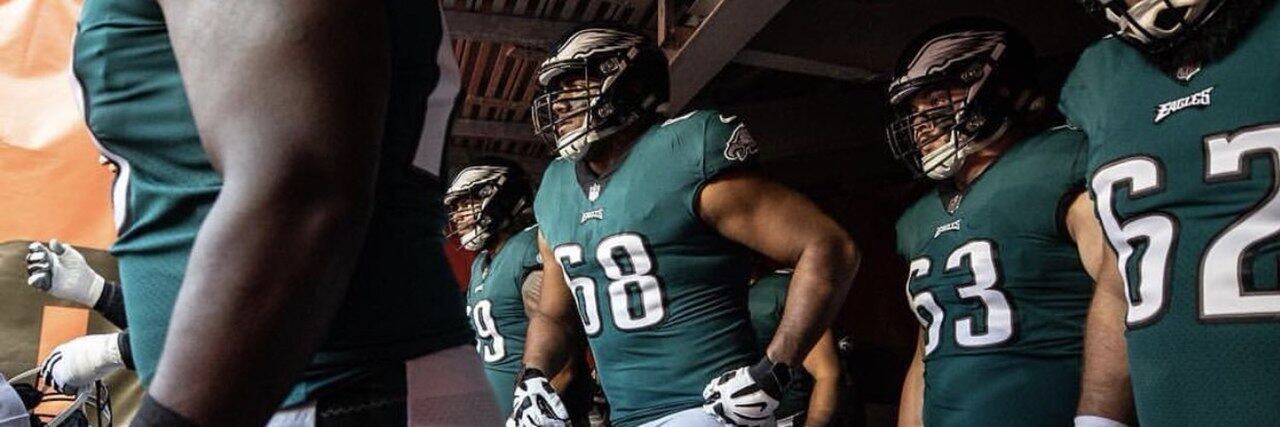 Jordan Mailata (Austrália): Outro talento advindo do NFL Pathway, o ex-atleta de rugby foi titular como left tackle do Philadelphia Eagles em 2020.