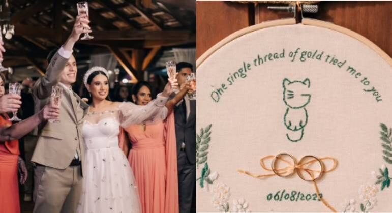 Casal viralizou com casamento inspirado em Taylor Swift