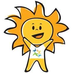 O sol Cauê foi o mascote dos Jogos Pan-Americanos do Rio de Janeiro, em 2007