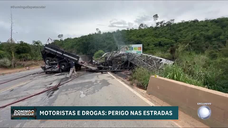 Caminhoneiros envolvidos em acidentes graves nos últimos meses estavam sob efeito de drogas