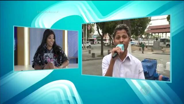 Durante o quadro Se Eu Fosse, um fã quis saber sobre a possibilidade de Lud mostrar para o público como veio ao mundo e ainda elogiou a boa forma da cantora: "Poderia representar todas as negras maravilhosas desse País"