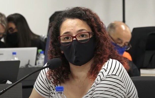 A ex-funcionária da Kiss Kátia Siqueira