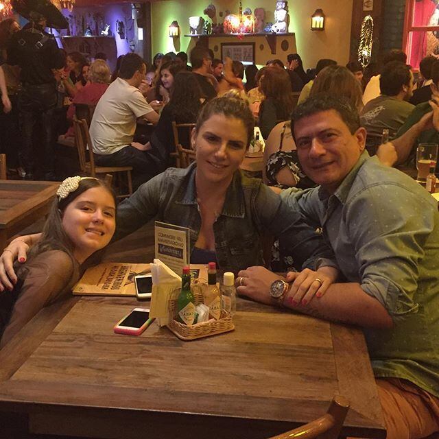 O intérprete do Louro José também é pai da pequena Alissa, de 10 anos