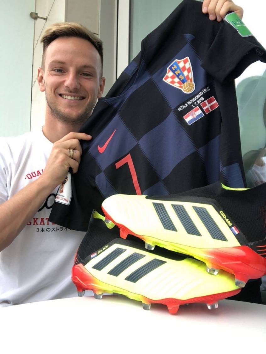 Ivan Rakitic converteu o pênalti que eliminou a Dinamarca e classificou a Croácia