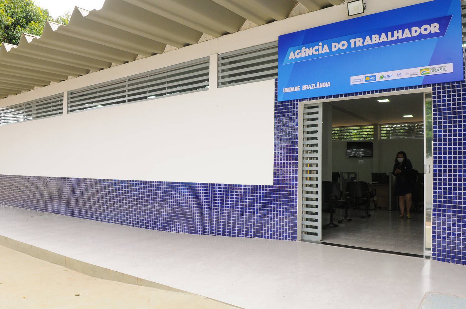Unidade da Agência do Trabalhador, em Brazlândia, no Distrito Federal