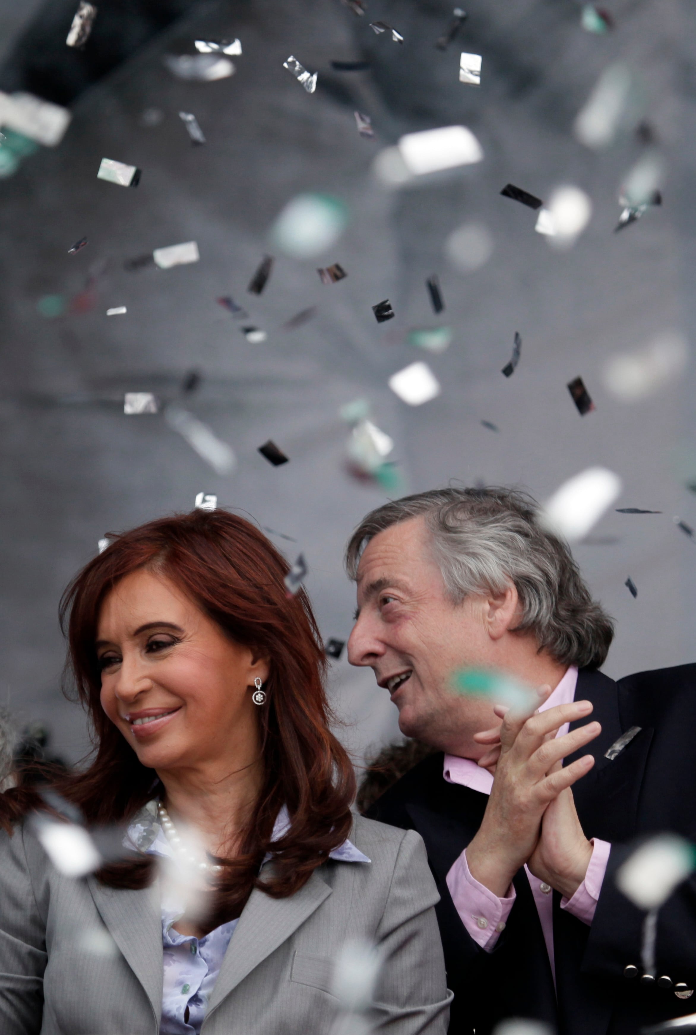 O governo celebrou o início do mandato de Néstor, falecido marido de Cristina