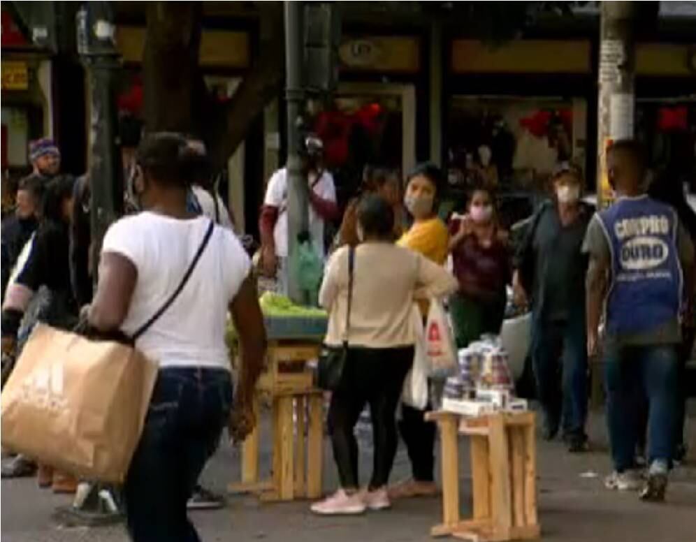 Houve aglomeração na região central de BH