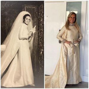 Helô provou vestido do dia do casamento