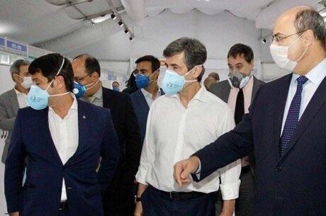 Ministro da Saúde junto ao governador do Rio, Wilson Witzel