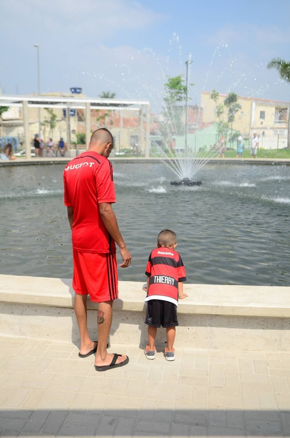 Pais e filhos curtiram o novo espaço em Madureira, na zona norte do Rio