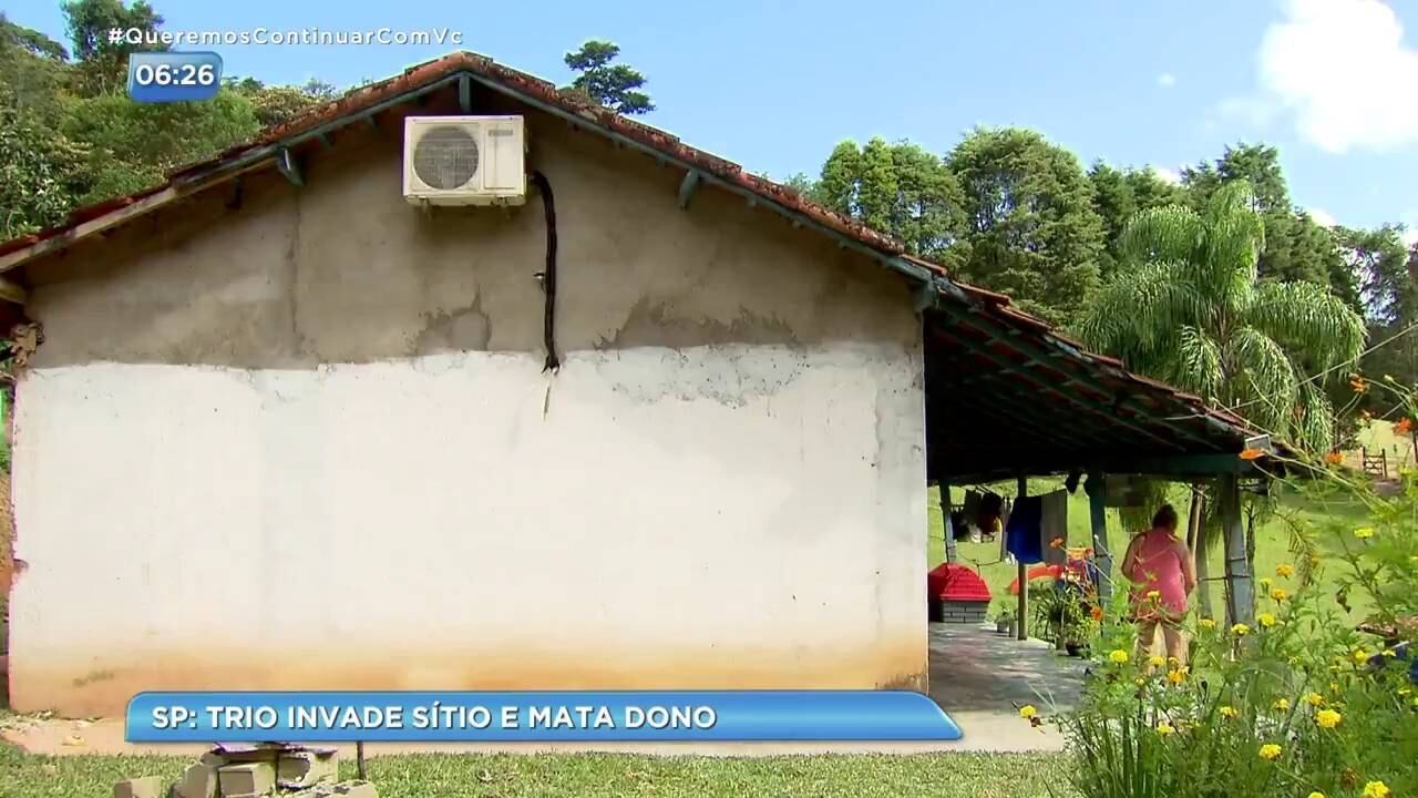 O suspeito preso não soube dizer o paradeiro
dos outros dos participantes do crime