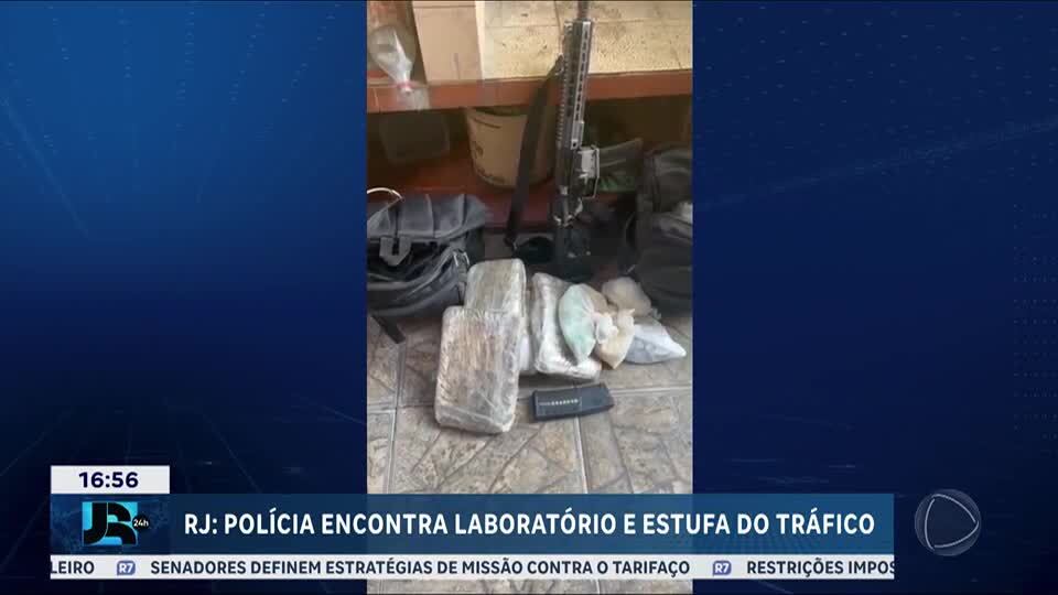 Laboratório para produção de drogas é encontrado durante operação no Complexo da Maré, no Rio