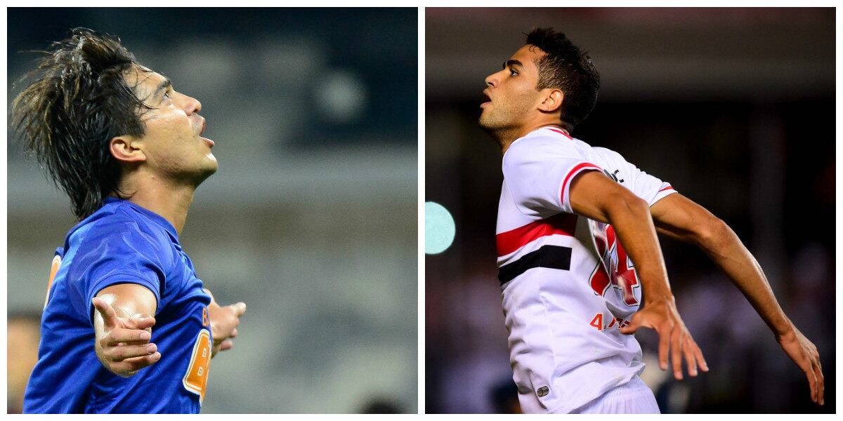 O domingão promete ser quente na
briga pelo título do Campeonato Brasileiro. Sobretudo para Cruzeiro e São
Paulo, que irão enfrentar os seus principais rivais, Atlético-MG e Corinthians,
na emocionante rodada dos clássicos

Mais: Cruzeiro bate Atlético-PR e
aumenta vantagem na liderança
