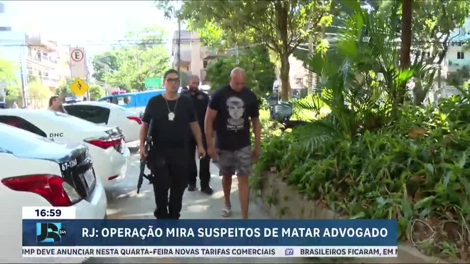 Polícia do Rio prende três suspeitos de participar de execução de advogado em 2024