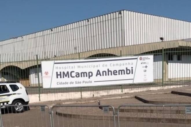 Pouco dias depois, entrou em operação uma unidade de campanha no Anhembi, na zona norte da cidade