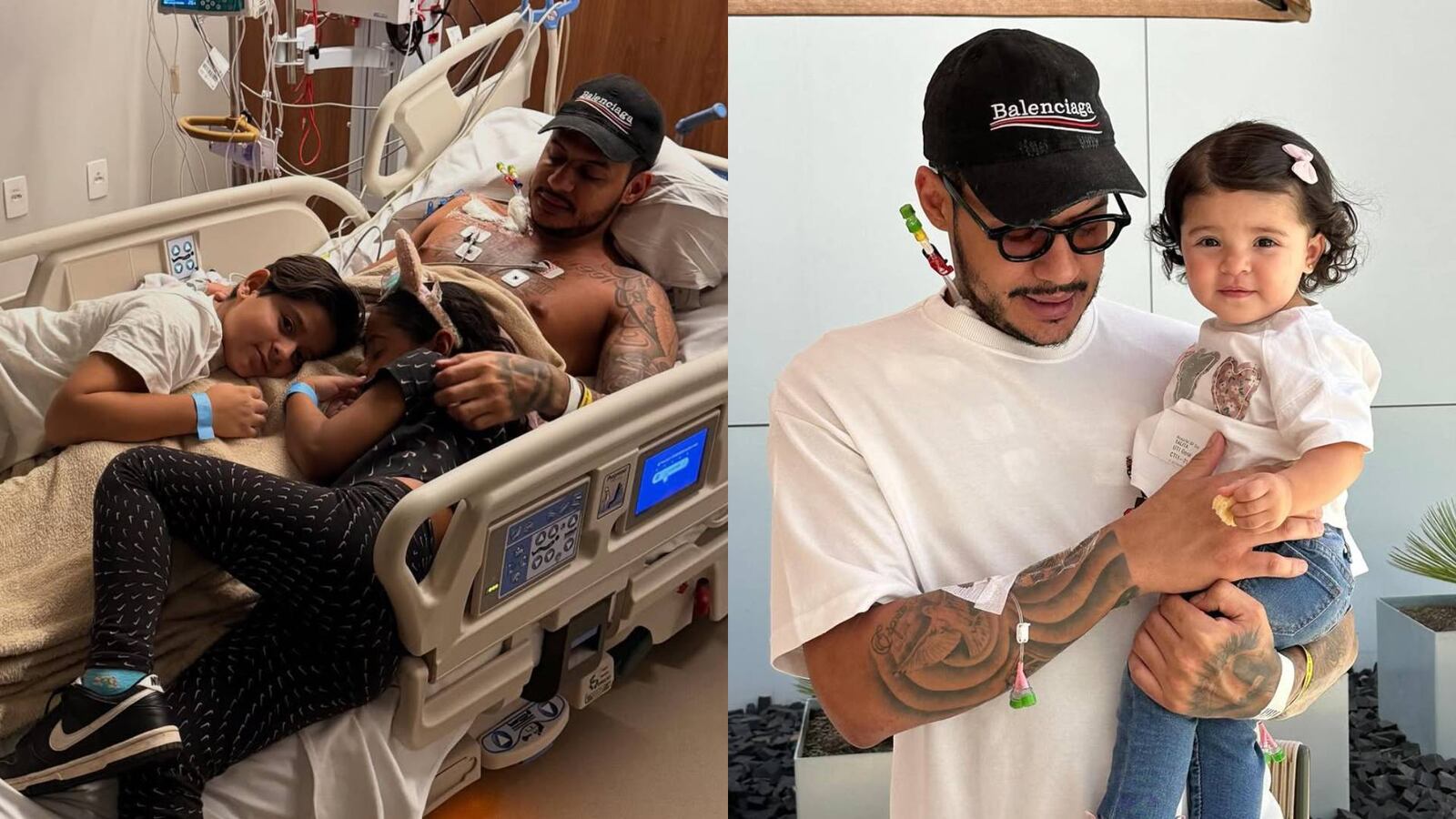 Hungria posta pela 1ª vez no hospital e recebe visita da filha: ‘Me recuperando da melhor maneira possível’