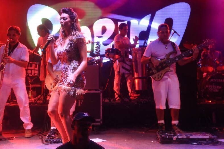 A cantora tocou em Salvador