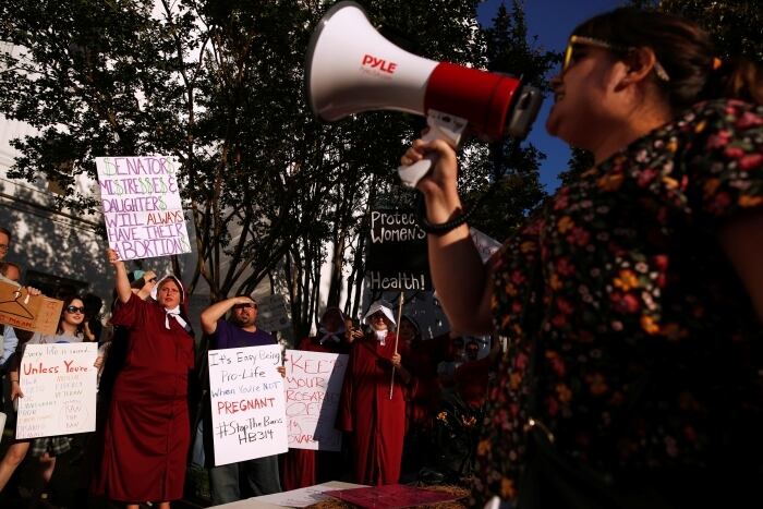 Americanas protestaram contra medidas antiaborto durante votação