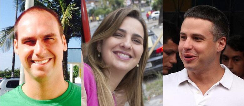 Eduardo Bolsonaro, Clarissa Garotinho e Artur Bisneto são herdeiros políticos que acabam de ingressar na Câmara