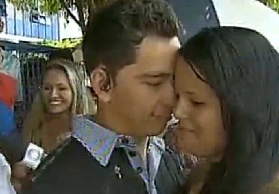 Juliana, se emocionou durante encontro promovido pelo programa