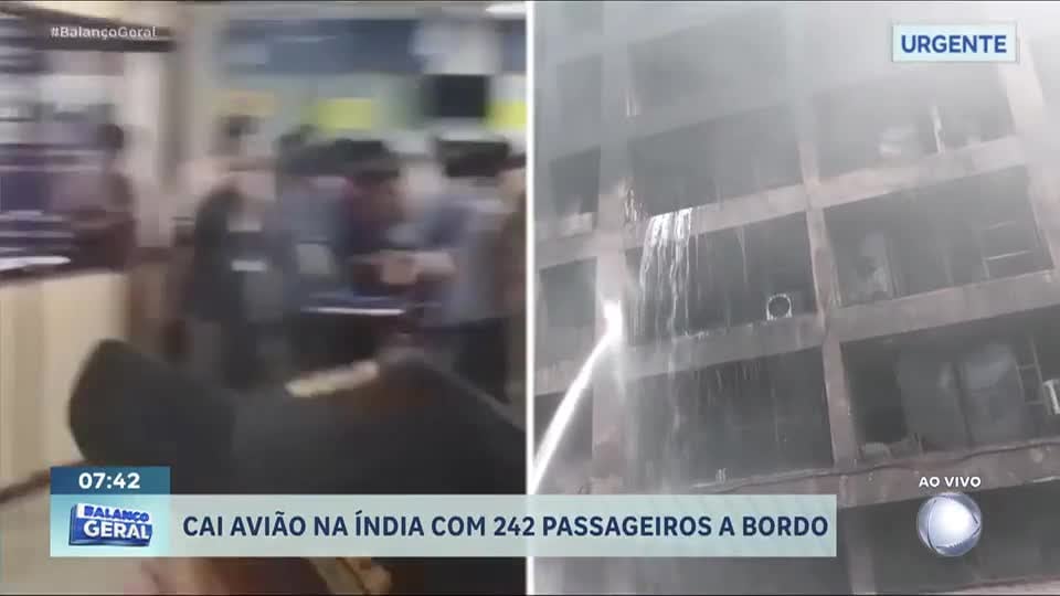 Britânicos e portugueses restavam em avião que caiu com 242 pessoas na Índia