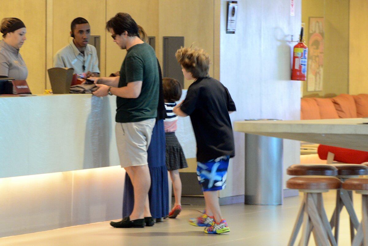 Murilo levou o filho Pietro, de seu casamento com Giovanna Antonelli