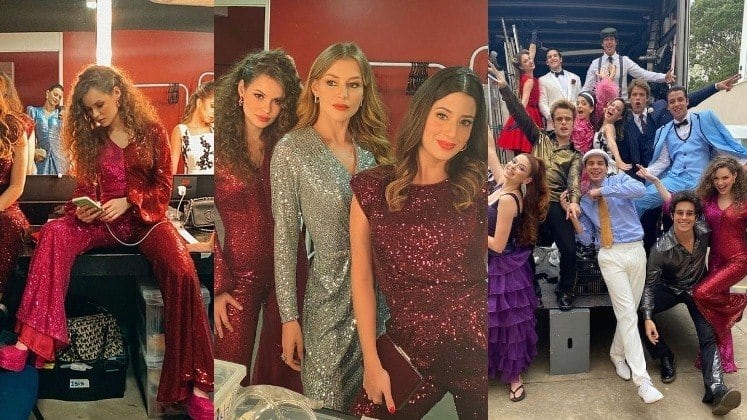 Gabi Cardoso também postou fotos de bastidores no camarim ao lado de Malu Falangola e Rhaisa Batista, além um clique com o núcleo jovem da trama. Para matar as saudades das duas primeiras temporadas de Tagem, assista aos episódios completos em PlayPlus.com
