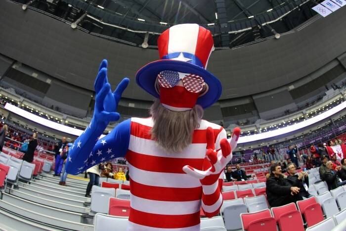 Até o Tio Sam resolveu dar um apoio para os atletas dos Estados Unidos