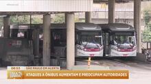 Ataques a ônibus aumentam em São Paulo; 47 coletivos foram atacados em cinco dias