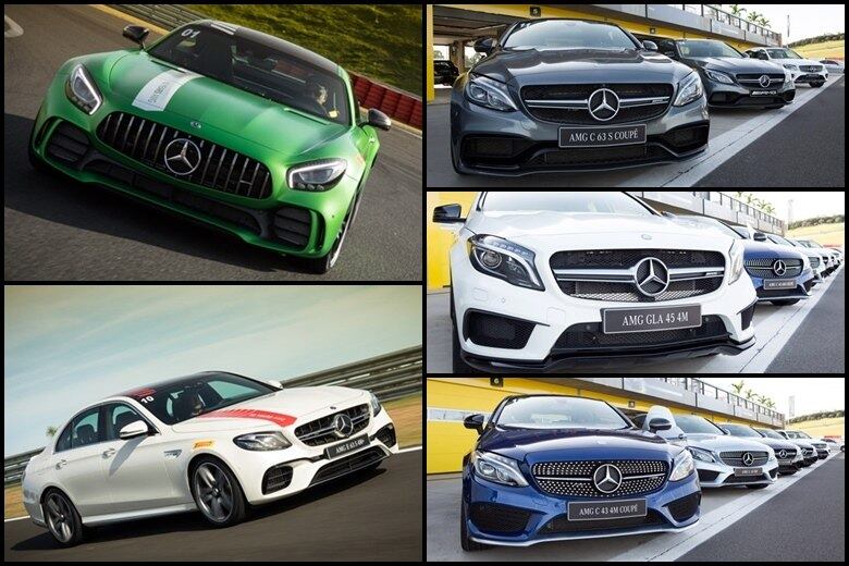 A AMG, divisão de alta performance da Mercedes-Benz, está comemorando meio século de vida este ano. Com celebrações no mundo inteiro, a bola da vez é o Brasil, que teve o lançamento do Mercedes-AMG E 63 S 4Matic+, a ilustre presença do GT R, o "Green Hell", e de muitos outras novidades. O evento aconteceu no Autódromo Velo Cittá, em Mogi Guaçu, interior de São Paulo. Veja como foi o AMG Performance Tour
2017

Confira o teste na pista do Mercedes-AMG E 63 S 4Matic+ e do AMG GT R (CLIQUE AQUI) 

