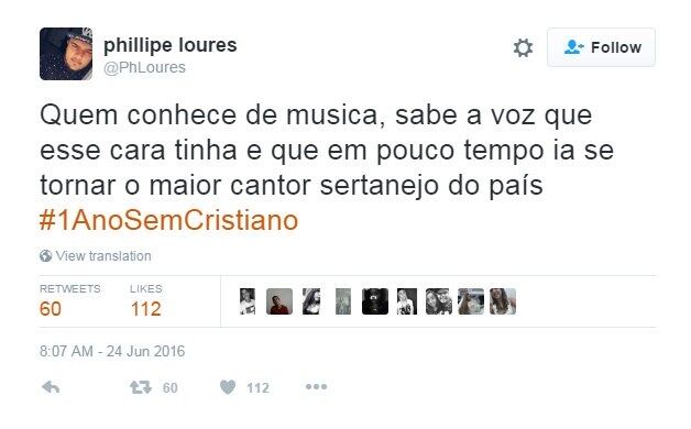 O cantor era uma das promessas do mundo sertanejo e vivia o auge da carreira