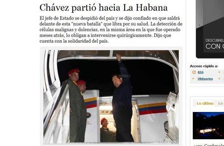 "Venceremos!", exclamou o presidente pouco antes de subir a escada do avião rumo a Havana, na madrugada desta segunda-feira (10)