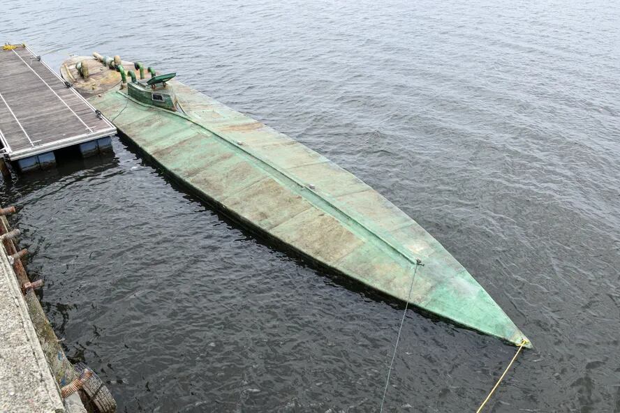 Narcossubmarino foi apreendido por militares colombianos no Oceano Pacífico