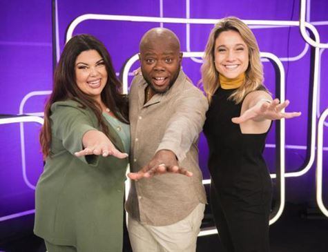 Fernanda Gentil, Érico Brás e Fabiana Karla não estão se entendendo