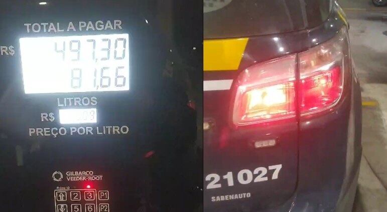 Agentes desconfiaram do golpe "bomba baixa"